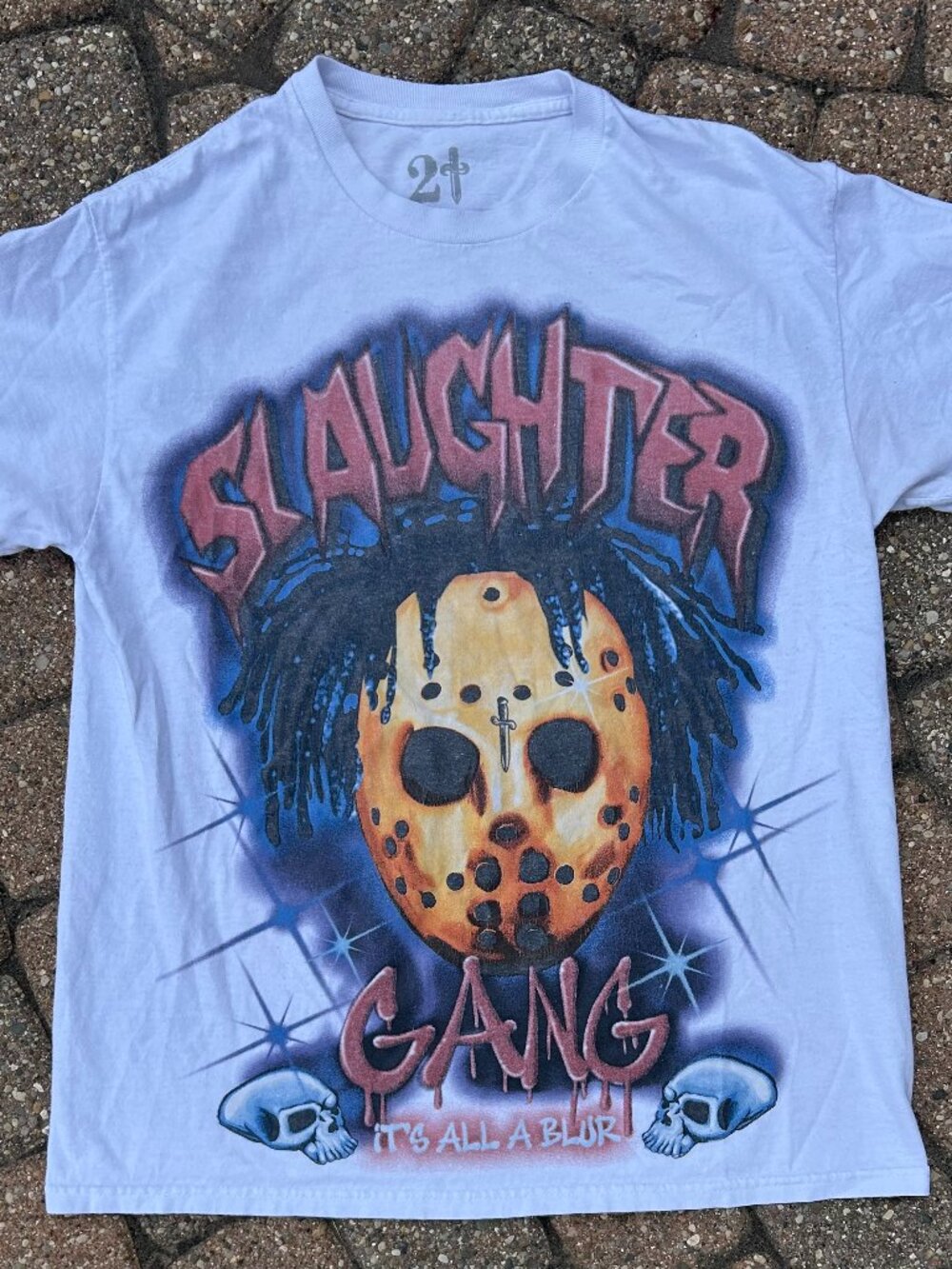 21 Savage Slaughter Gang It's All A Blur Tour Shirt Men Sz L Drake Concert 2023